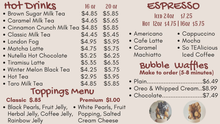 So TEAlicious Café